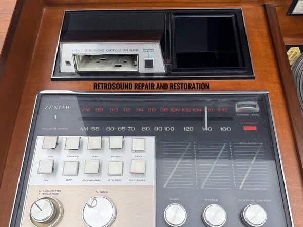 Zenith Y960 with 8-track ($2900.00 USD) – RetroSound Repair and